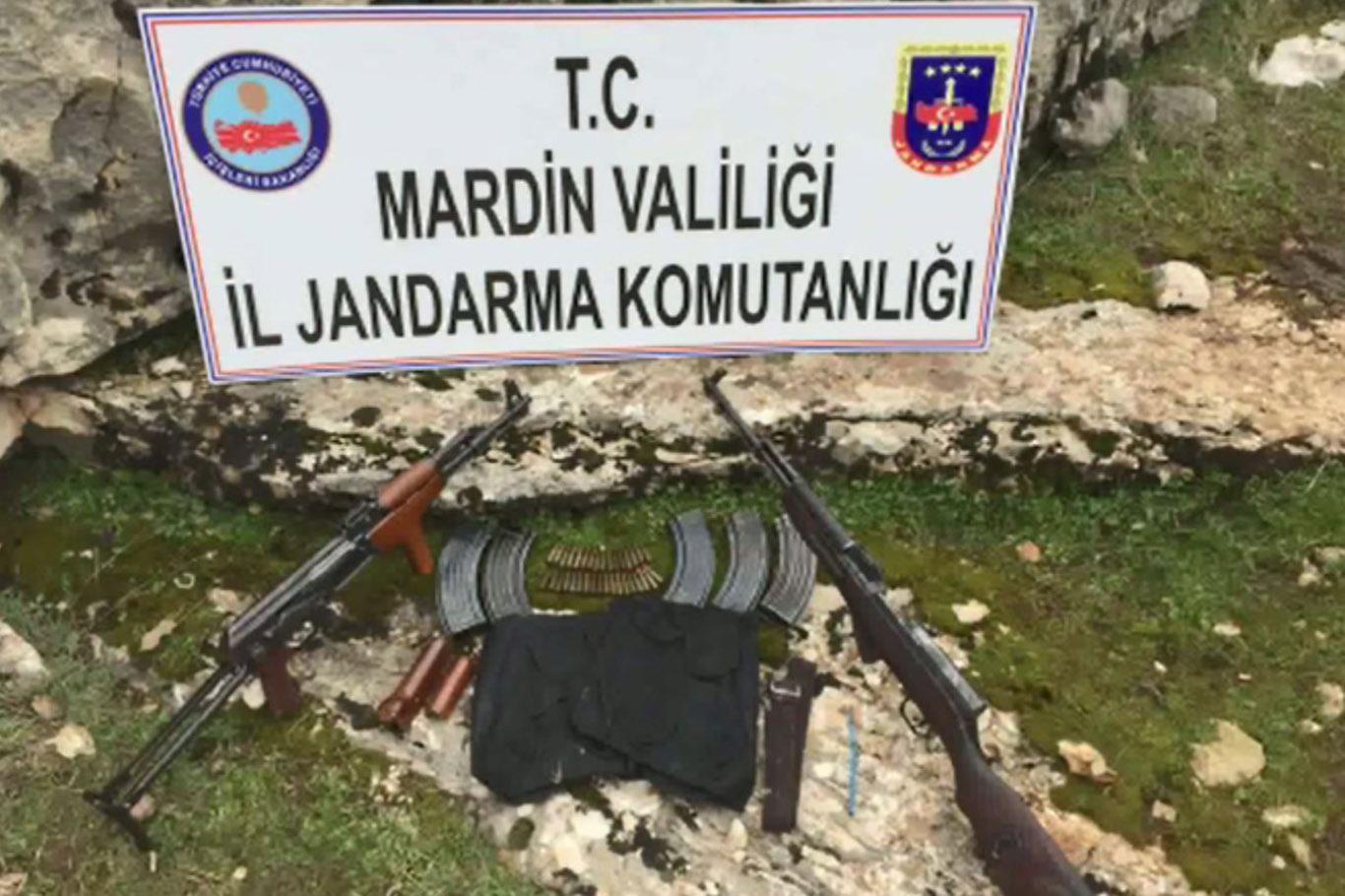 ​PKK’ye ait silah ve patlayıcı ele geçirildi